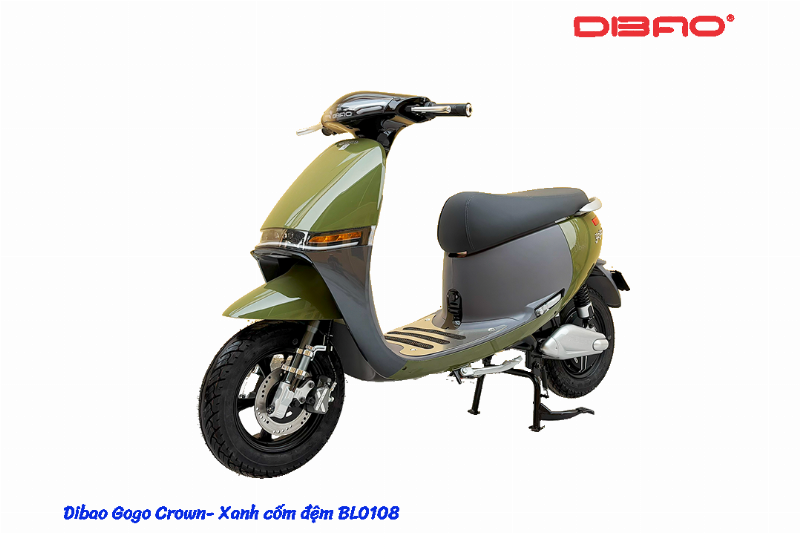Một chiếc xe máy điện nhập khẩu chính hãng với thiết kế hiện đại và đường nét sang trọng